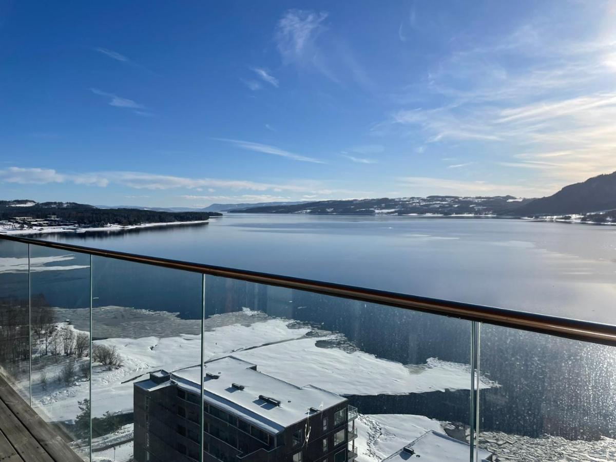 Mjos Tower Suite - Lovely Lake View Brumunddal Экстерьер фото