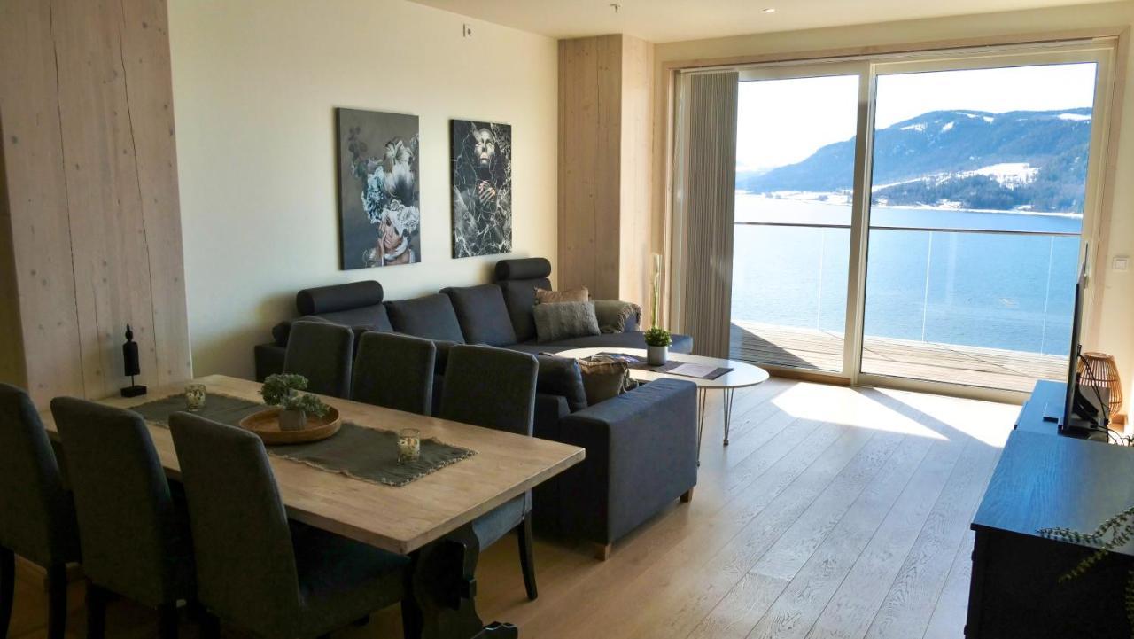 Mjos Tower Suite - Lovely Lake View Brumunddal Экстерьер фото
