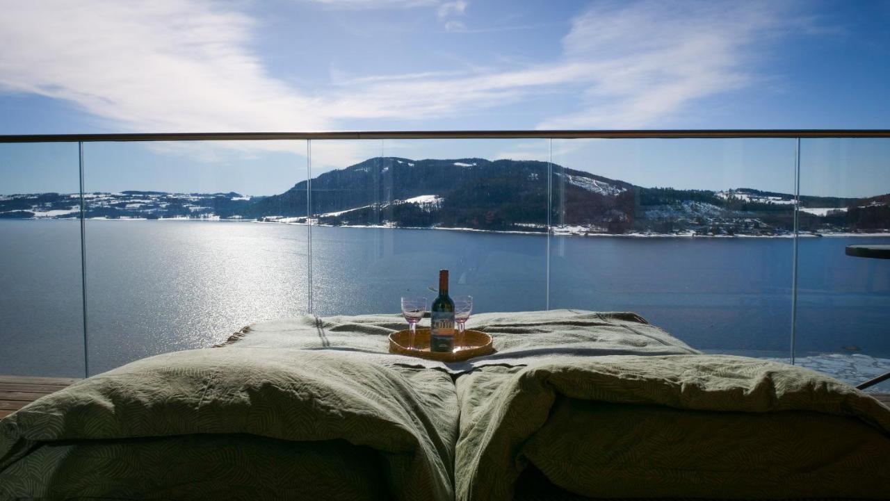 Mjos Tower Suite - Lovely Lake View Brumunddal Экстерьер фото