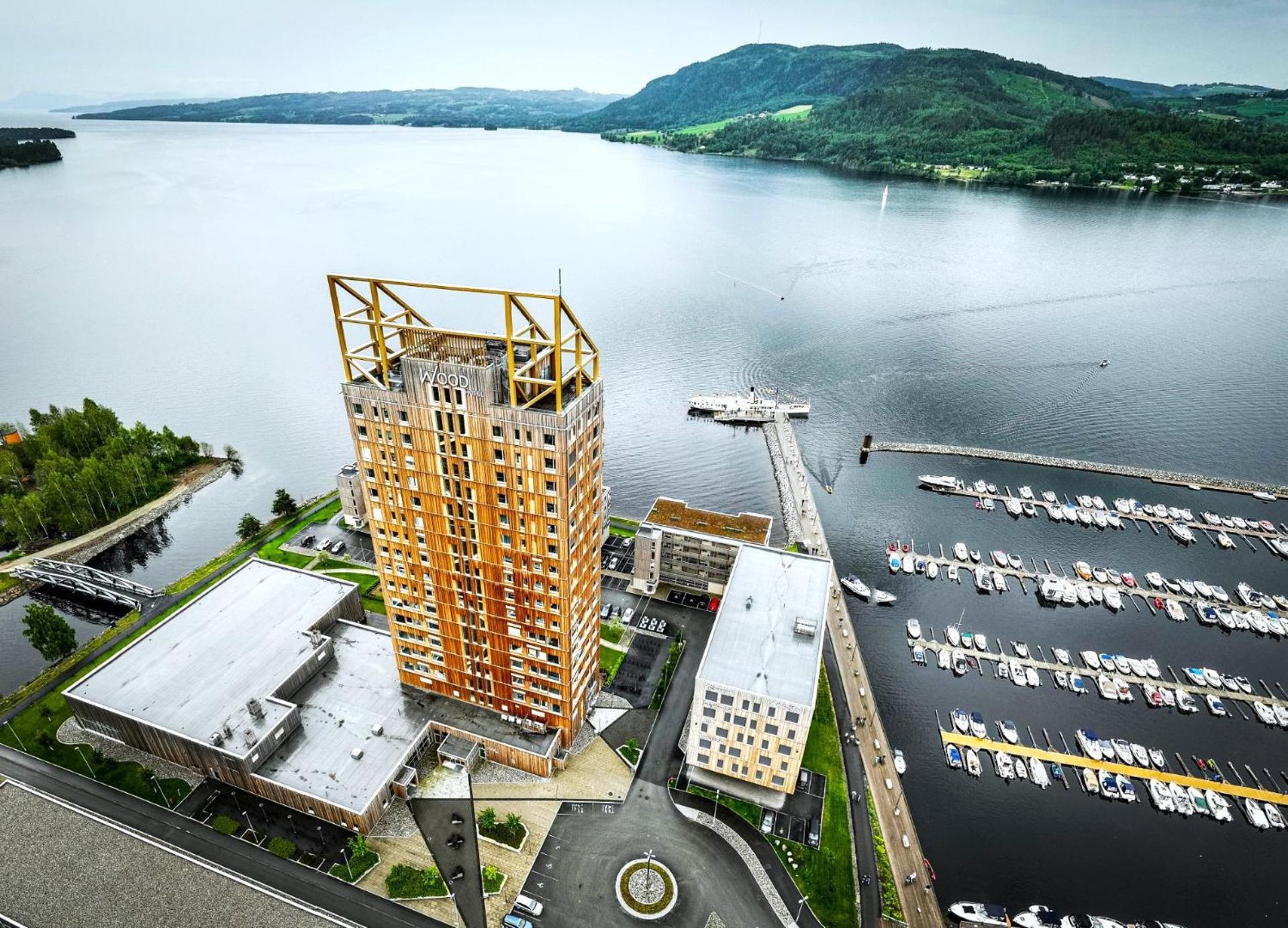 Mjos Tower Suite - Lovely Lake View Brumunddal Экстерьер фото
